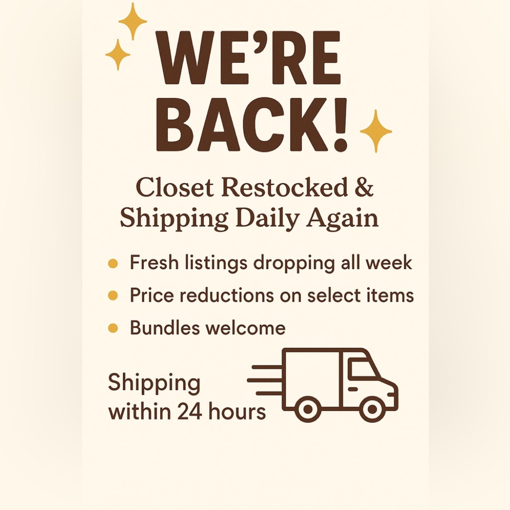 We’re Back! Shipping Daily Again ✨